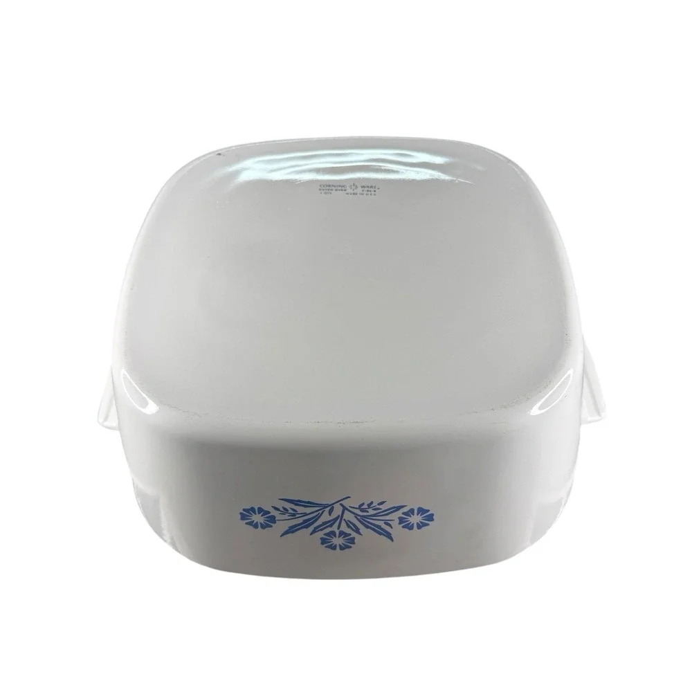 Corning Ware 4 qt Casserole Blue Cornflower P-84-B w/ Lid P-12-C